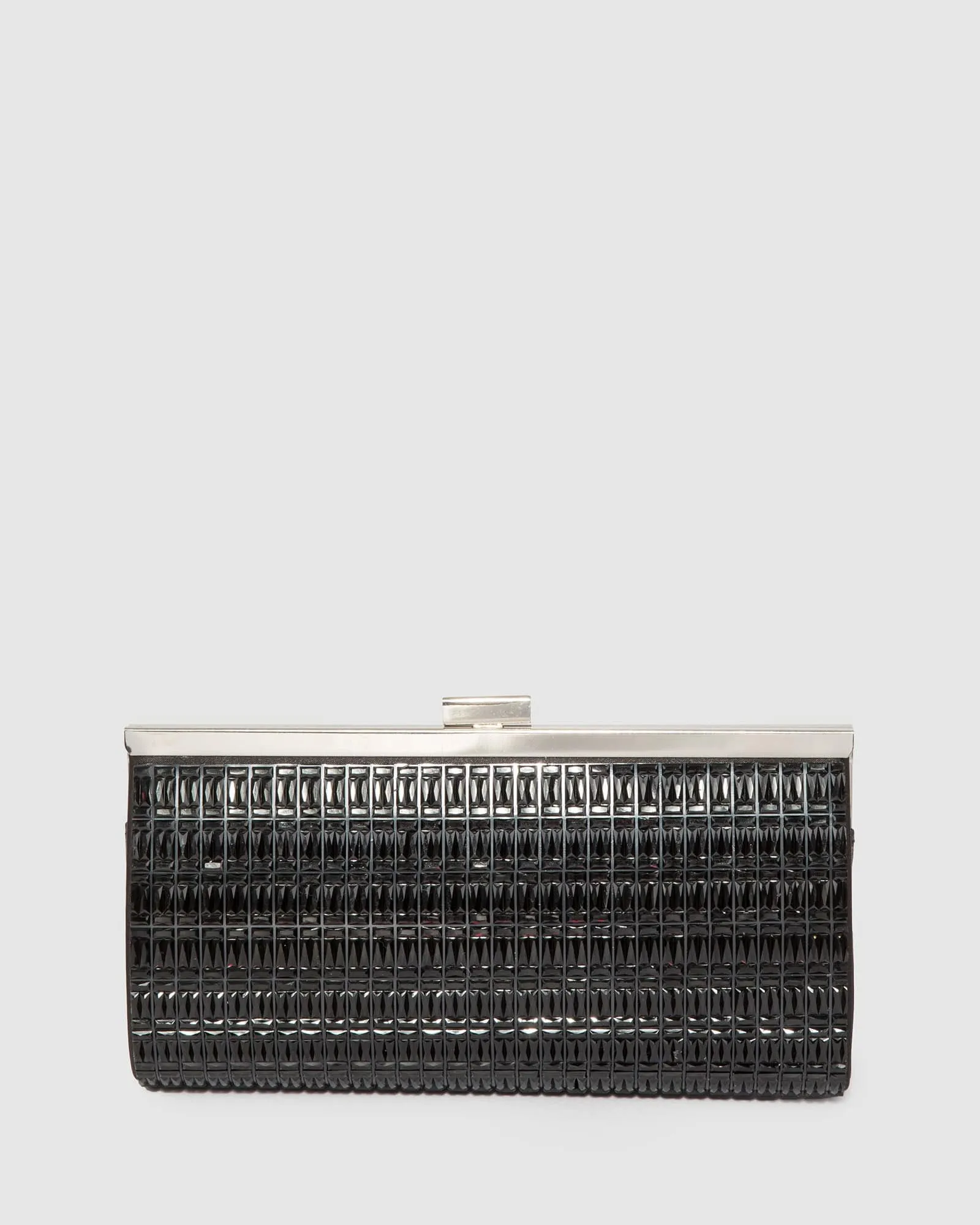 Black Liza Sparkle Clutch Bag