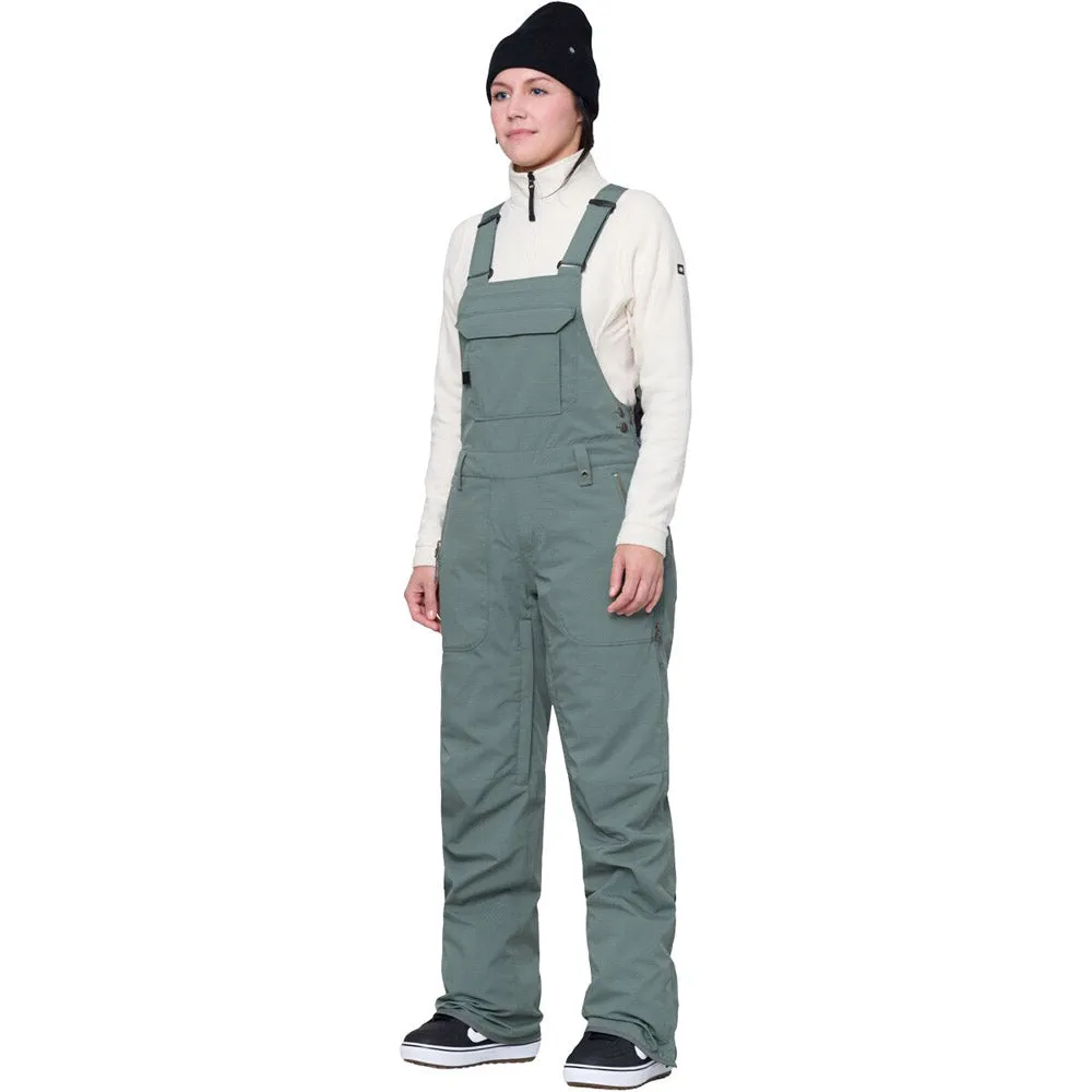 Black Magic Bib Snowboard Pants - Womens