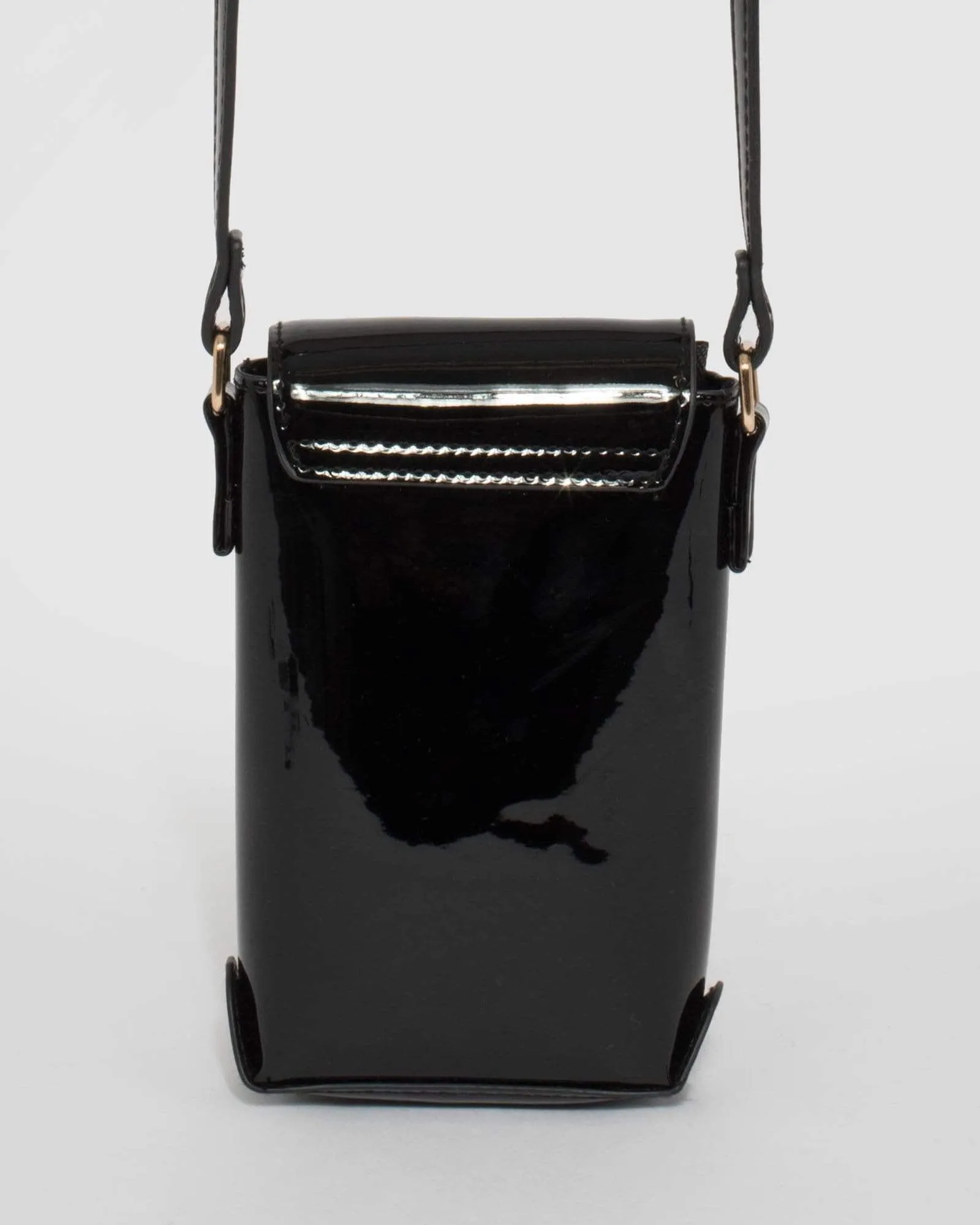 Black Mobile Crossbody Bag