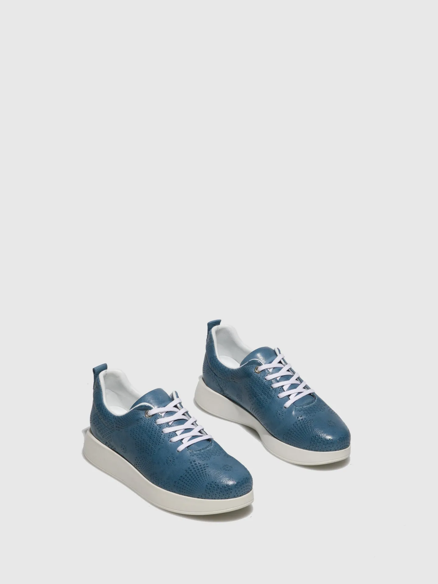 Blue Platform Trainers