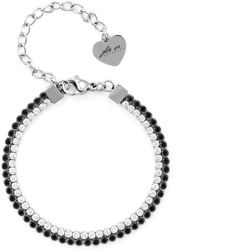 Bracciale tennis in acciaio Cesare Paciotti 4US 4UBR6324W