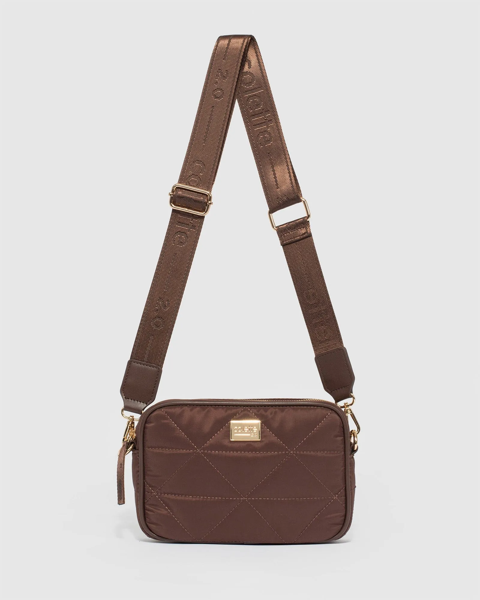 Brown Alison Sport Crossbody Bag