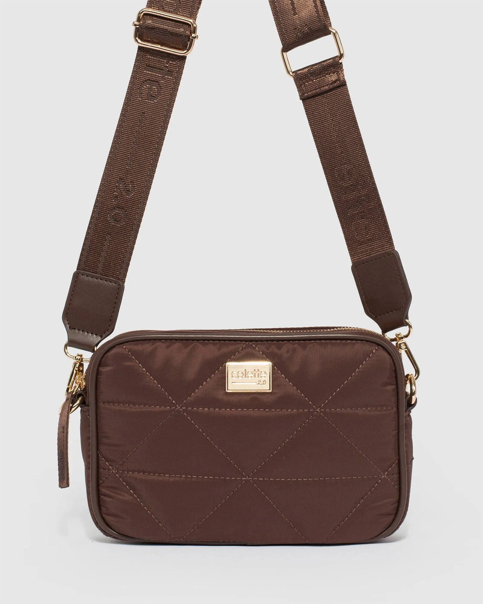 Brown Alison Sport Crossbody Bag