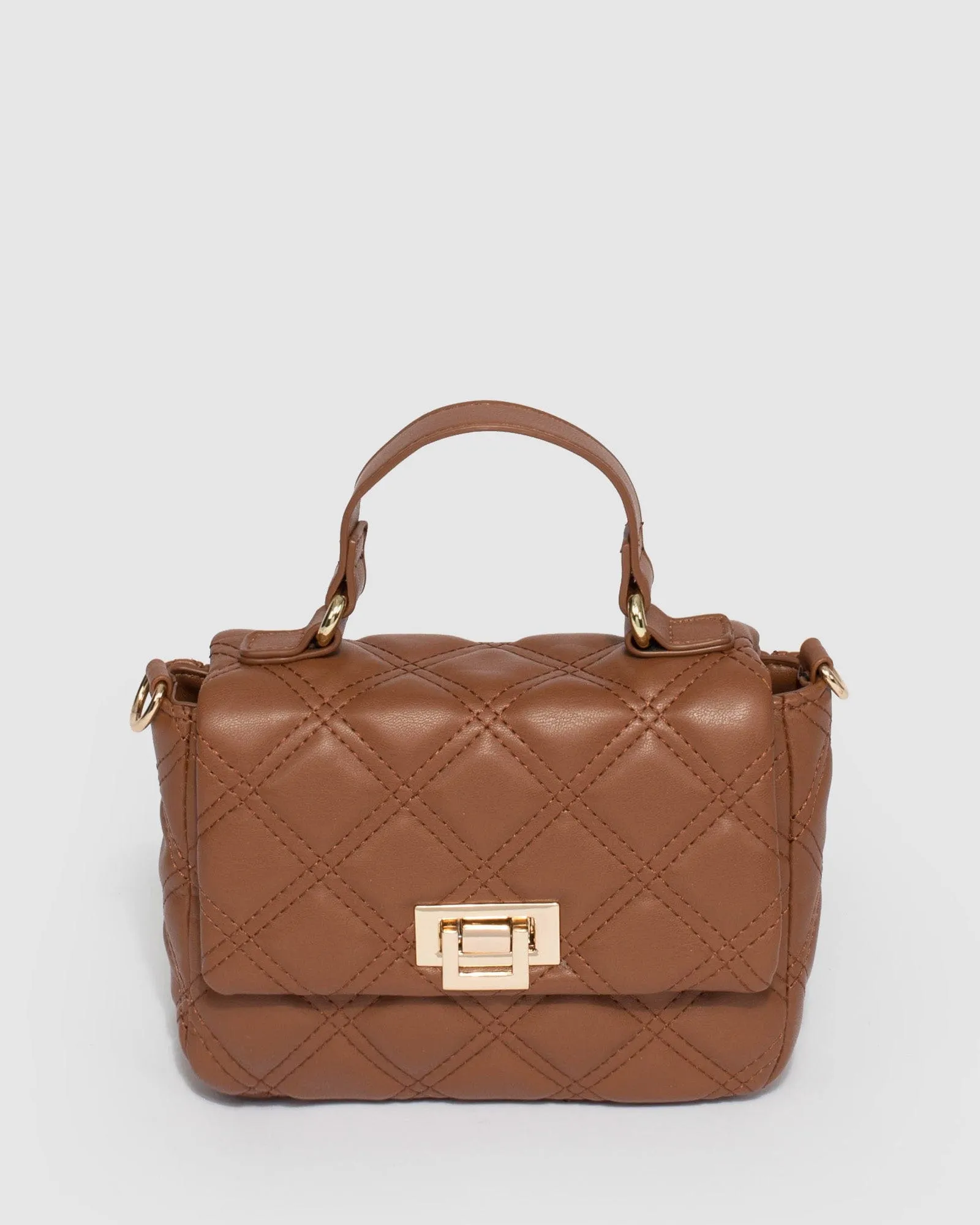 Brown Andreia Chain Crossbody Bag