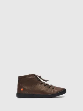 Brown Hi-Top Trainers