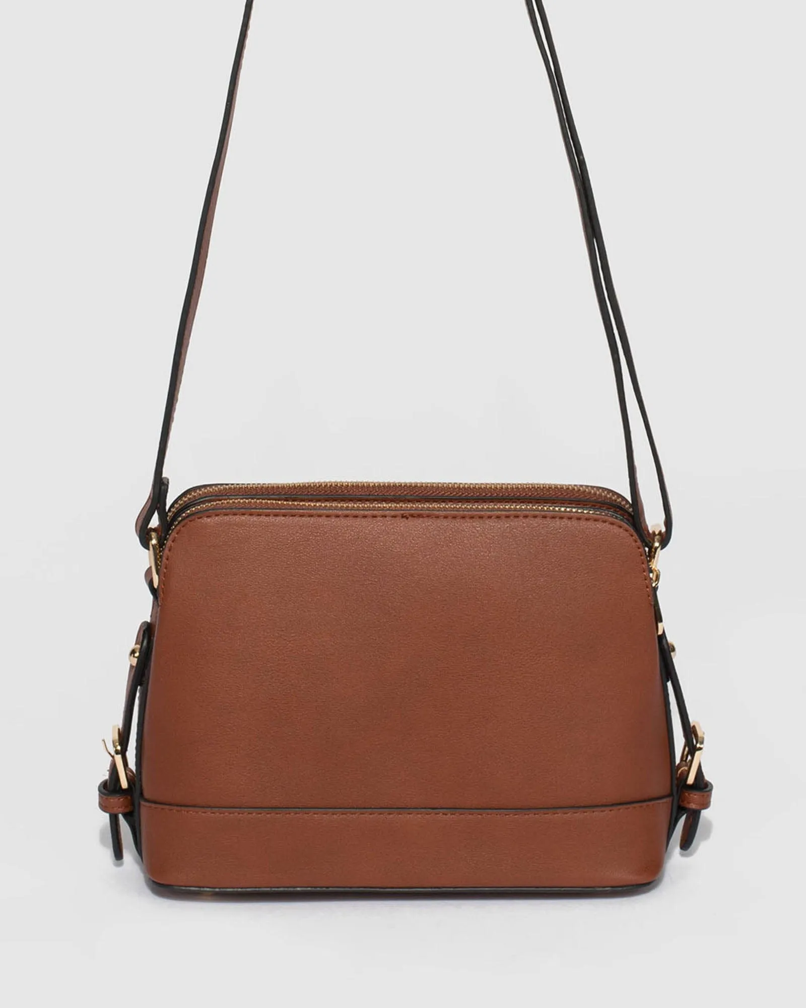 Brown Joanna Strap Crossbody Bag