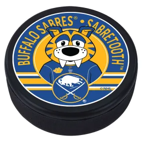 Buffalo Sabres Mascot Hockey Puck