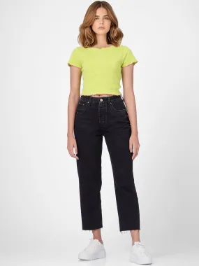 Buy Black High Rise Straight Jeans for Women | ONLY | 248946501