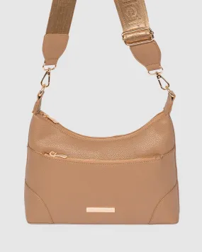 Caramel Jess Webbing Crossbody Bag