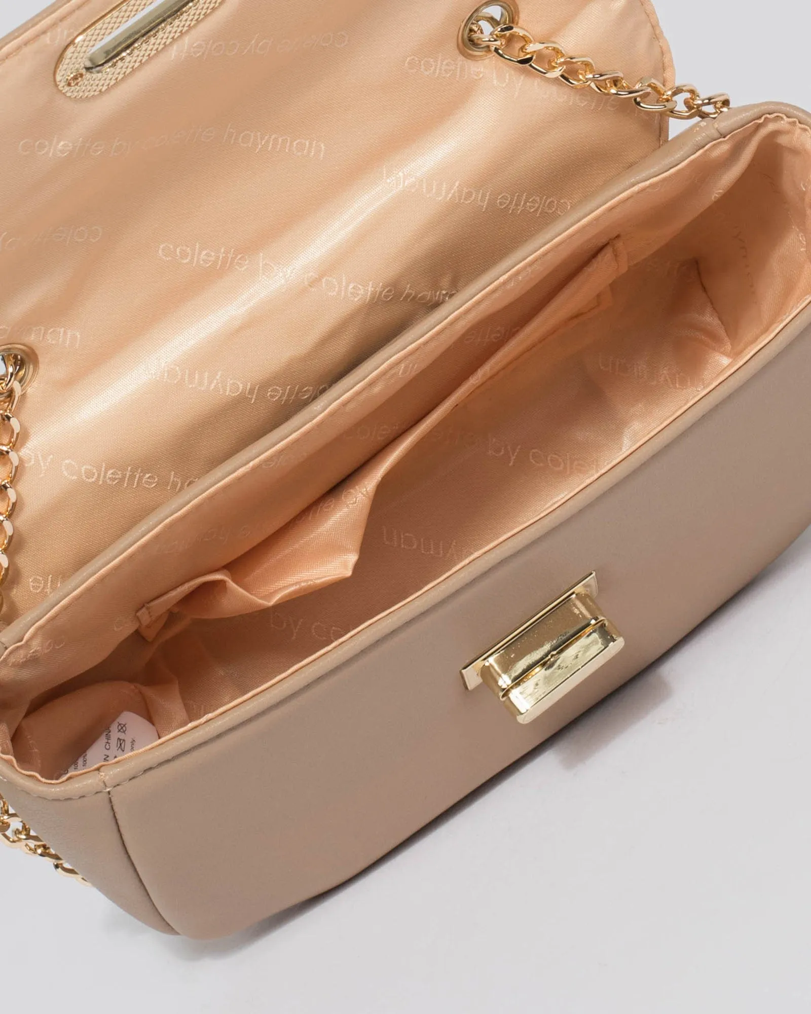 Caramel Tiahna Chain Crossbody Bag