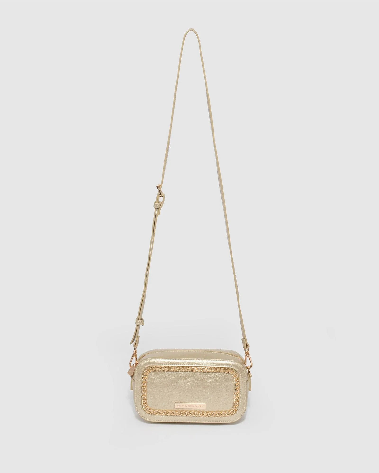 Casey Chain Gold Crossbody Bag