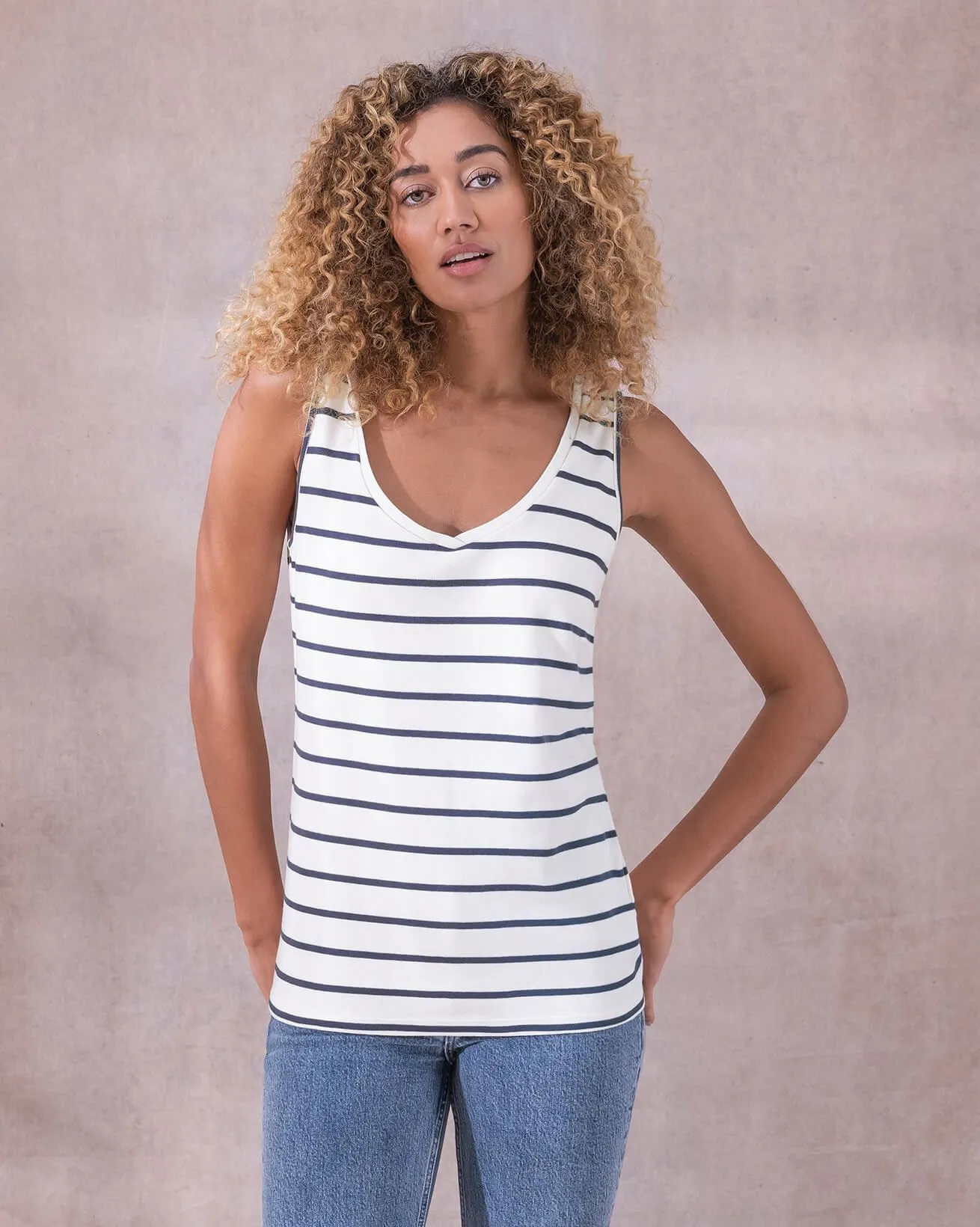 Celtic & Co. V Neck Vest Top