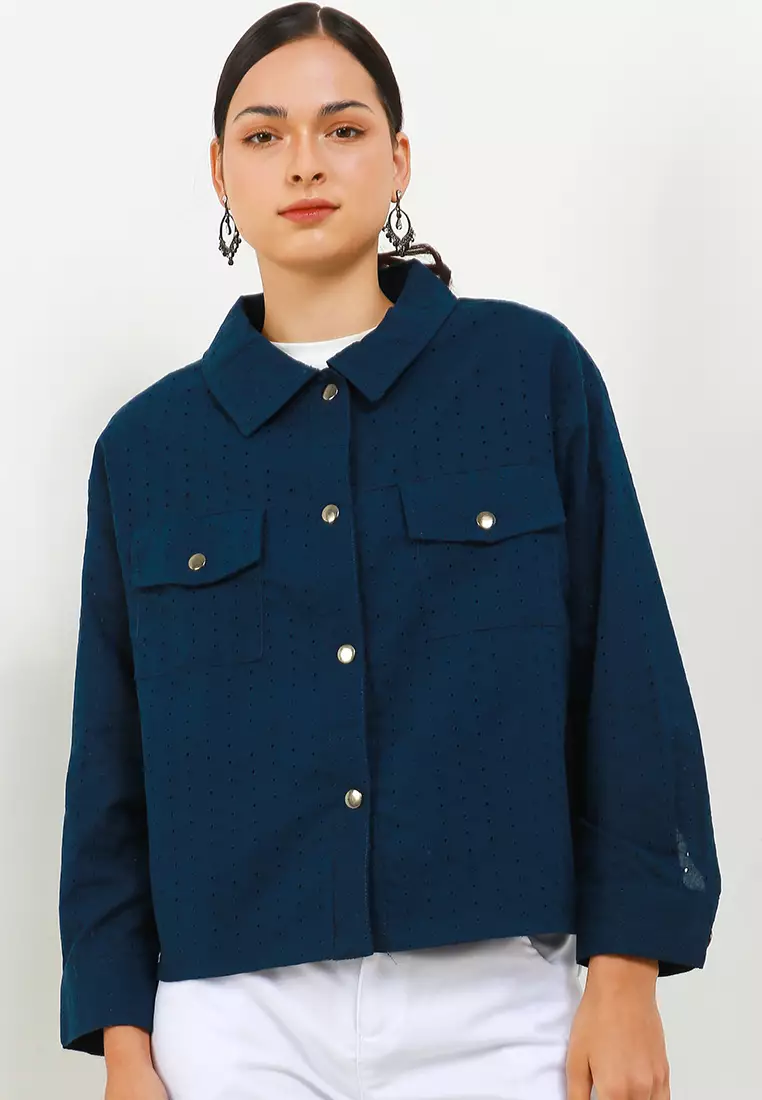 CHANIRA LA PAREZZA Chanira La Parezza Paxton Jacket- Petrol Blue