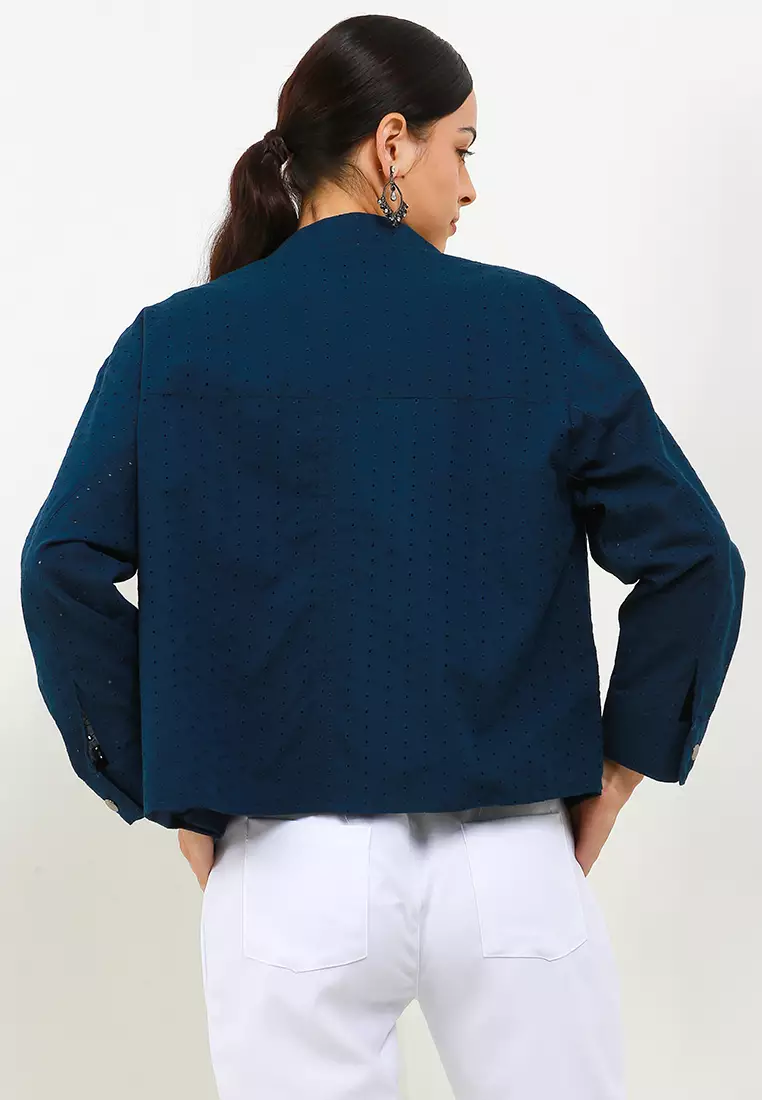 CHANIRA LA PAREZZA Chanira La Parezza Paxton Jacket- Petrol Blue