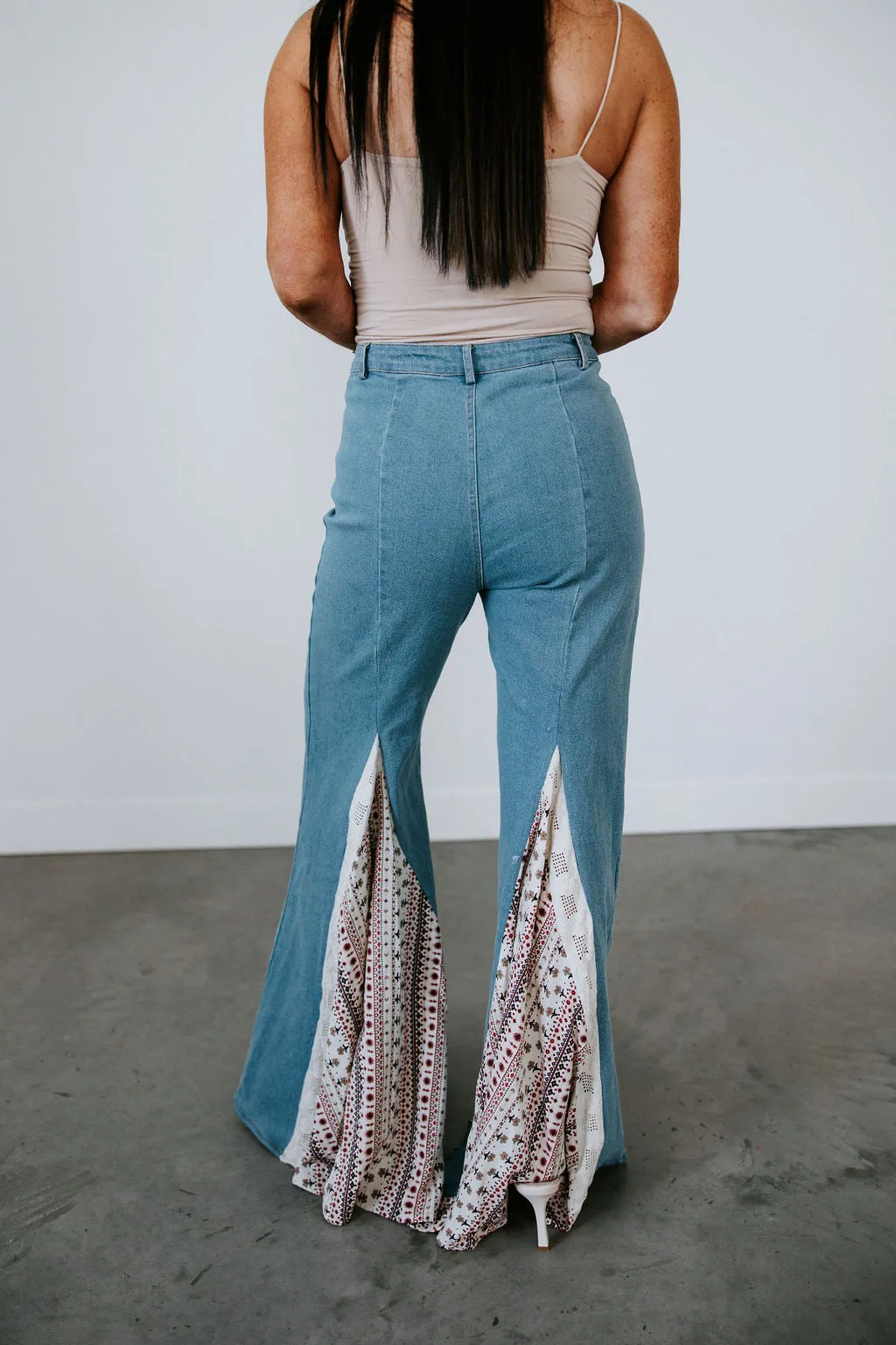 Cheyenne Lace Wide Leg Jeans