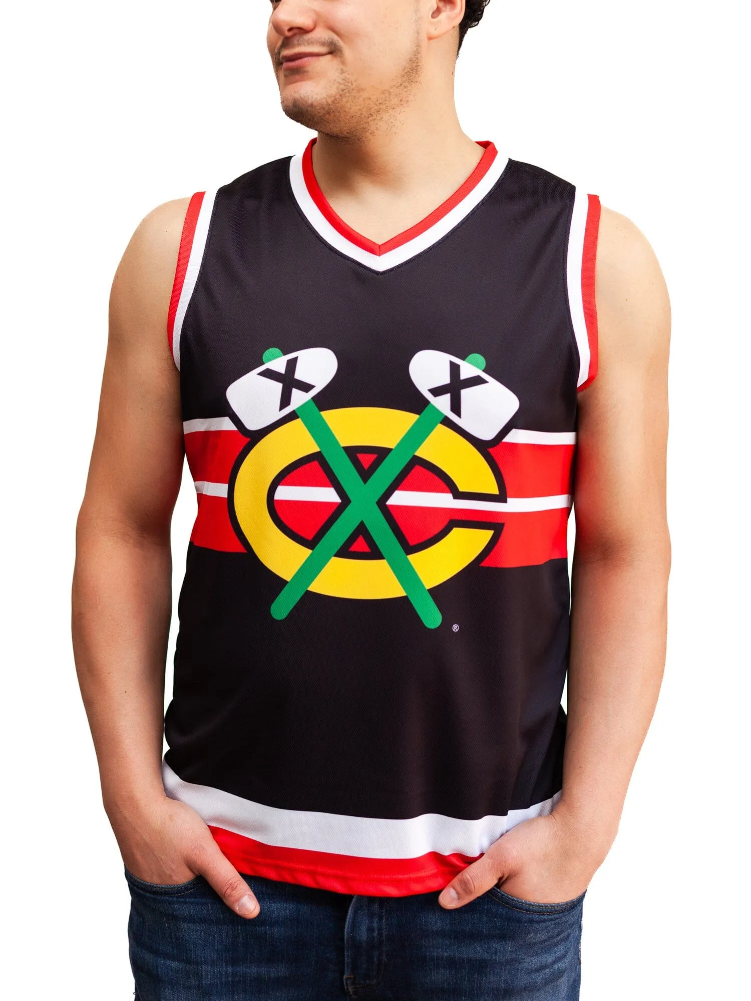 Chicago Blackhawks 99 Series Mash-up Hockey Tank