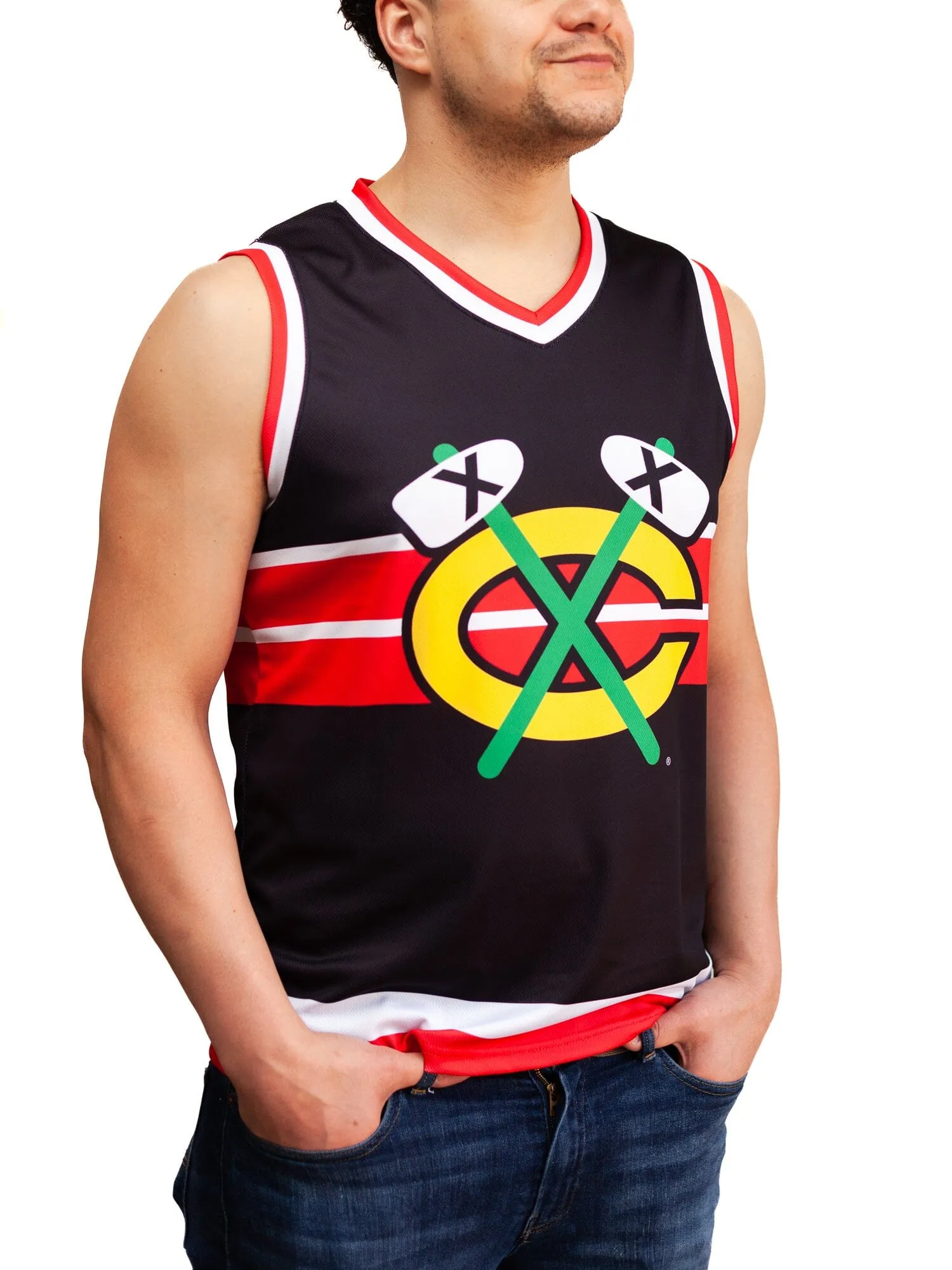 Chicago Blackhawks 99 Series Mash-up Hockey Tank