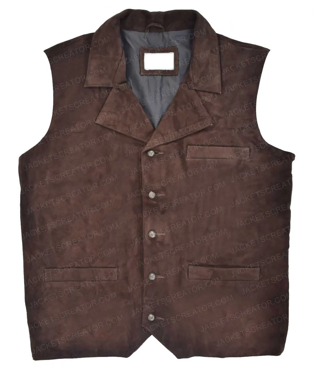 Chris Pratt The Magnificent Seven Suede Vest