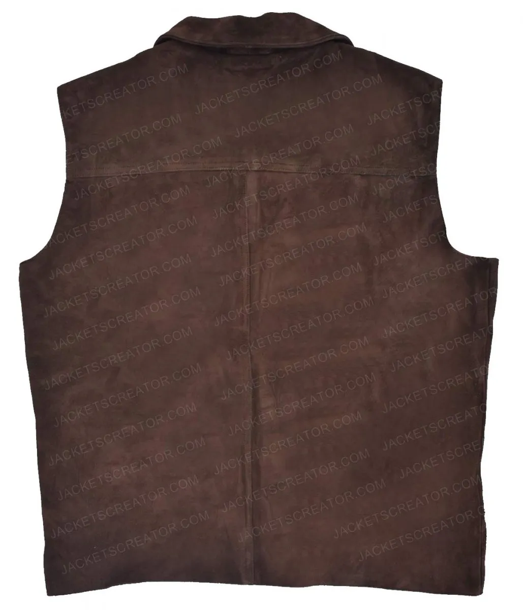 Chris Pratt The Magnificent Seven Suede Vest