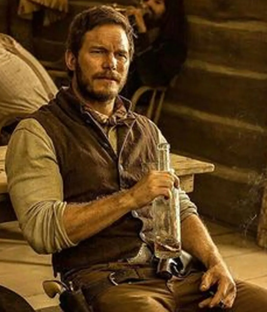 Chris Pratt The Magnificent Seven Suede Vest