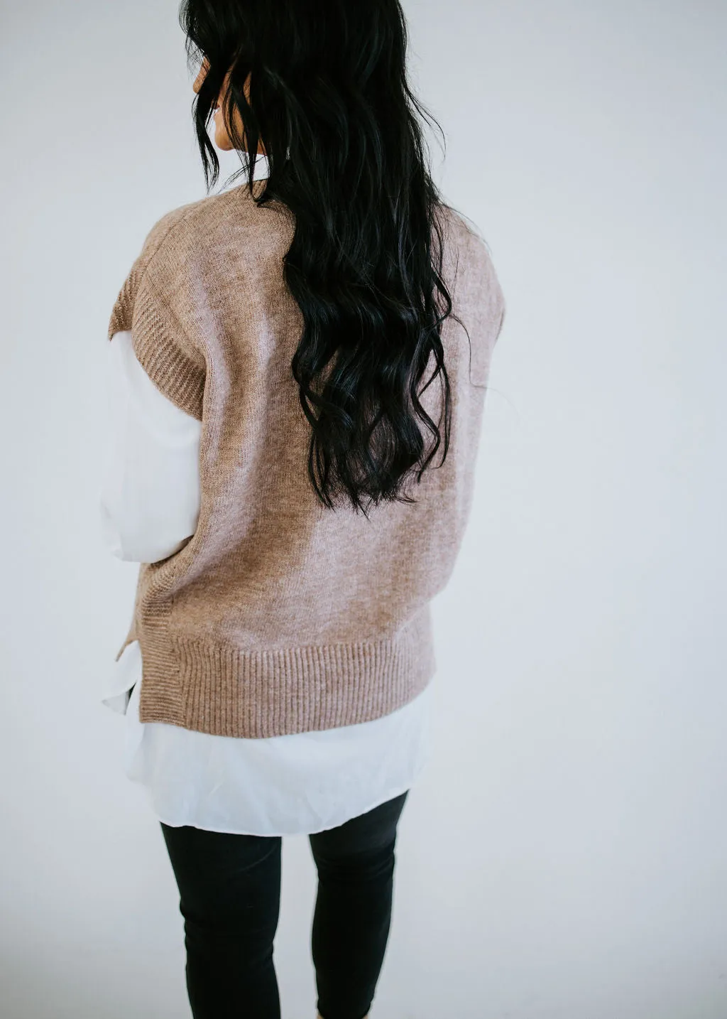 Clancy Oversized Sweater Vest