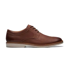 CLARKS ATTICUS LT LACE OXFORD DARK TAN LEATHER - MENS