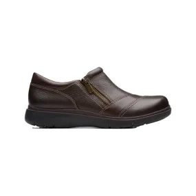 CLARKS CERTINA PURE DARK BROWN - WOMENS