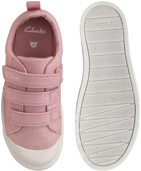 Clarks CITY VIBE PINK CANVAS