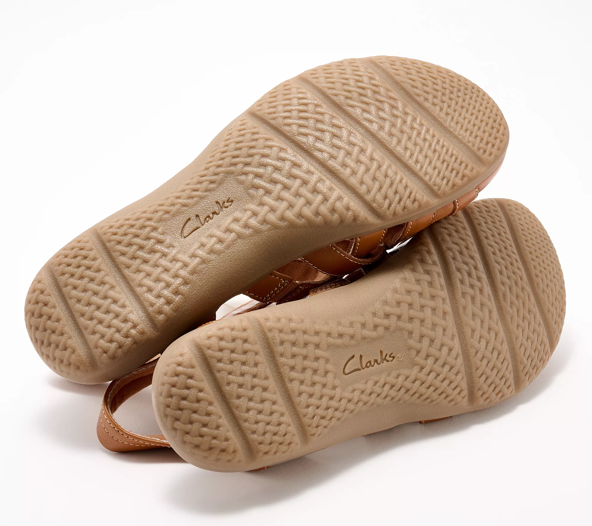 Clarks Collection Leather Fisher- man Sandals -Elizabelle Sea