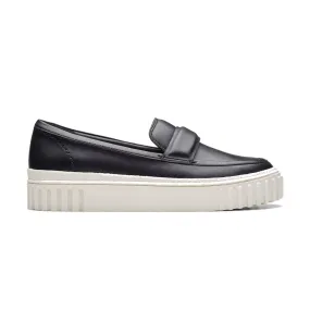 CLARKS MAYHILL COVE BLACK LEATHER - WOMENS