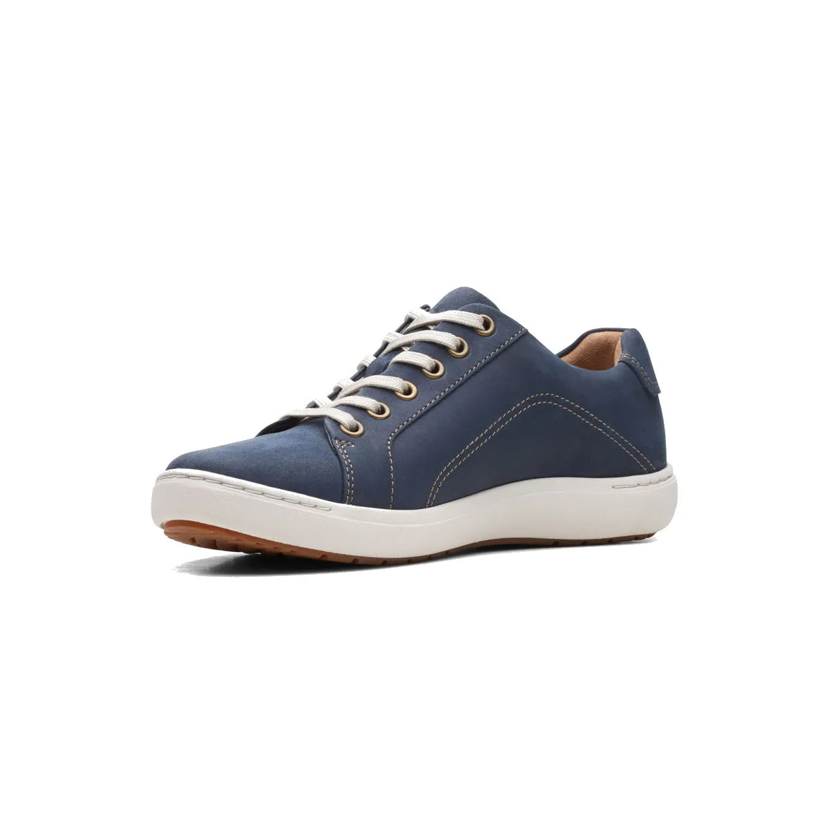 CLARKS NALLE LACE NAVY - WOMENS