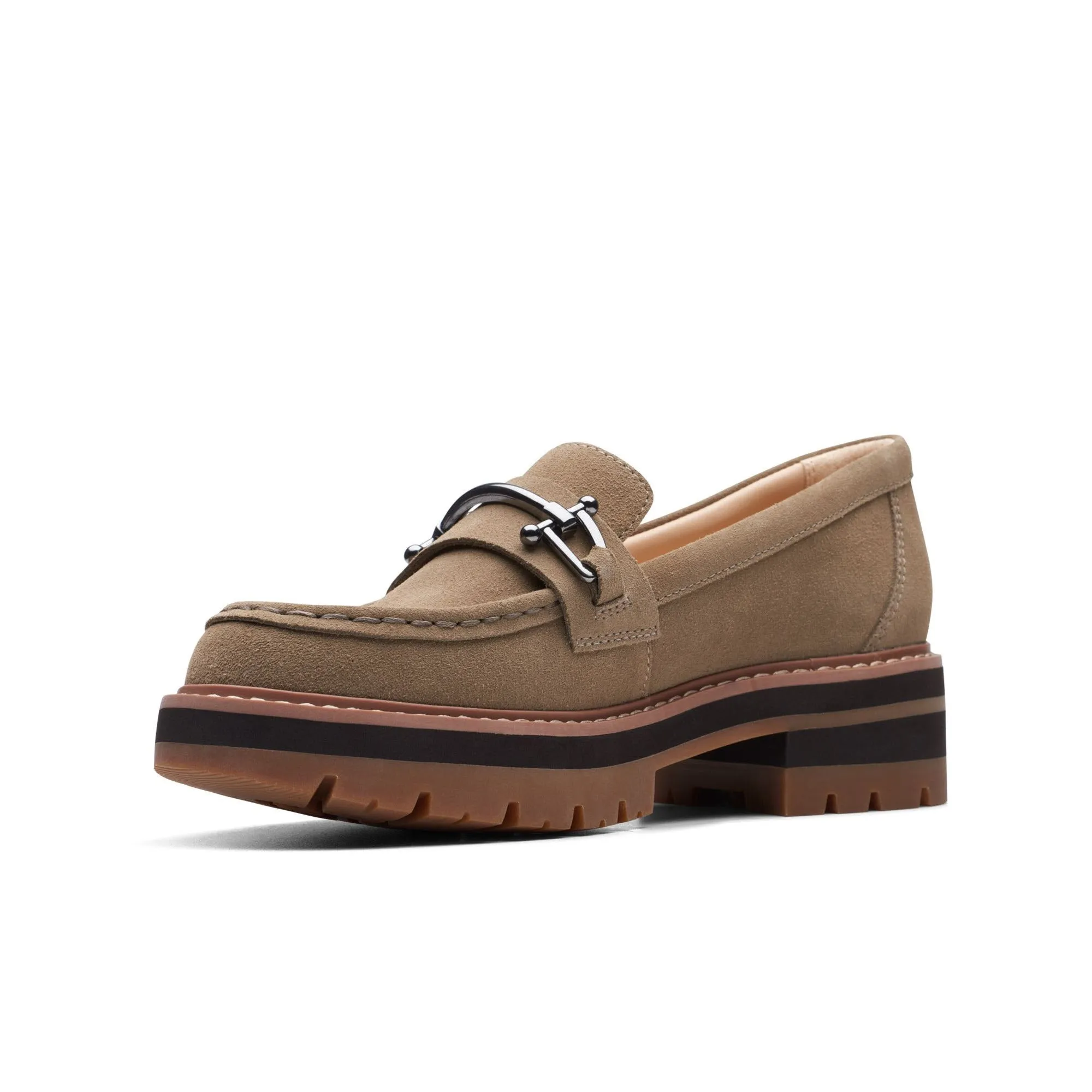 CLARKS ORIANNA BIT DARK SAND - WOMENS