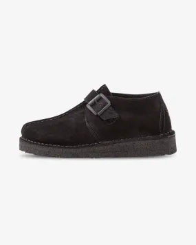 Clarks Originals Trek Buckle Black Suede