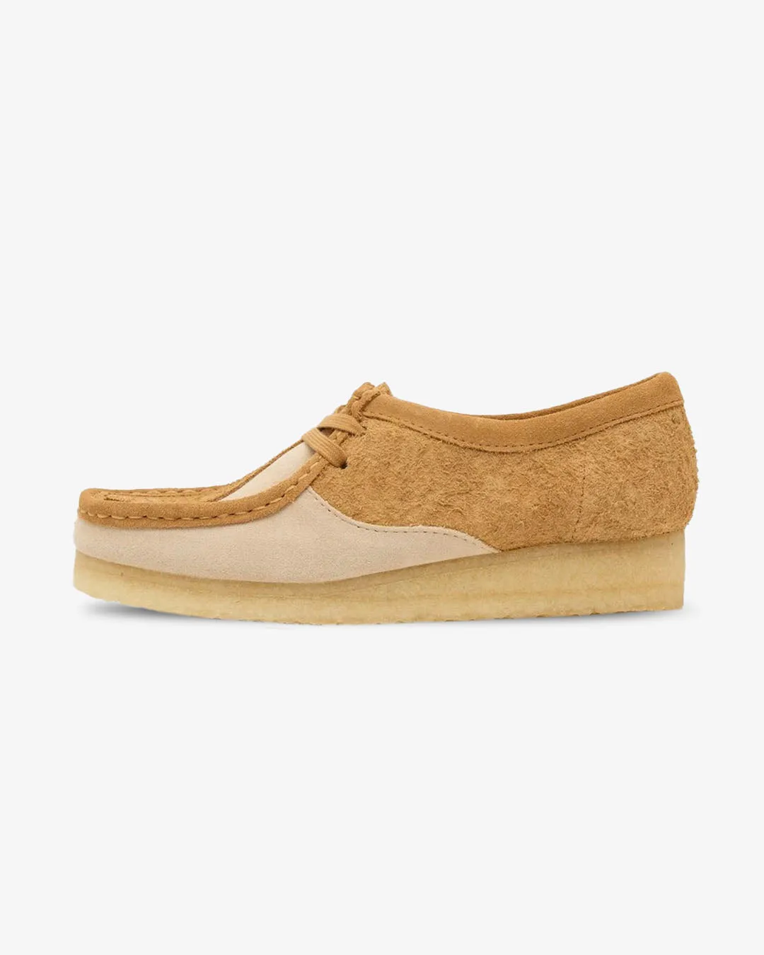 Clarks Originals Wallabee Mid Tan Combi