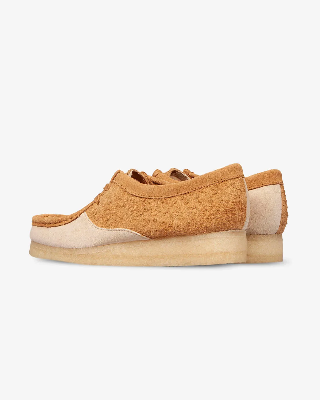 Clarks Originals Wallabee Mid Tan Combi