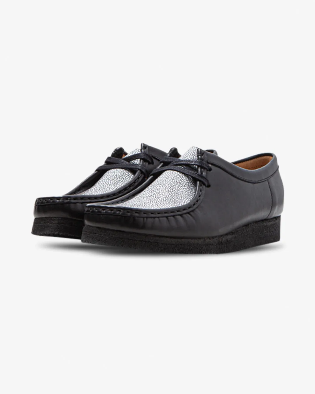 Clarks Originals x Maha Amsterdam Wallabee Black/White Combi