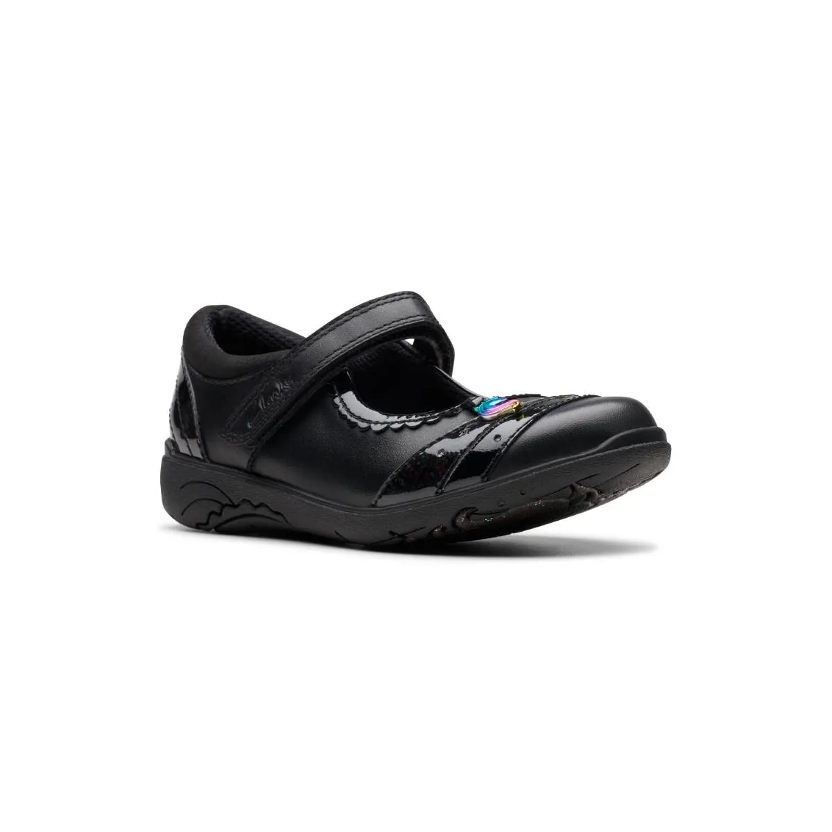 Clarks - Relda Spark Mj 261783146f - F Fit (black Leather)