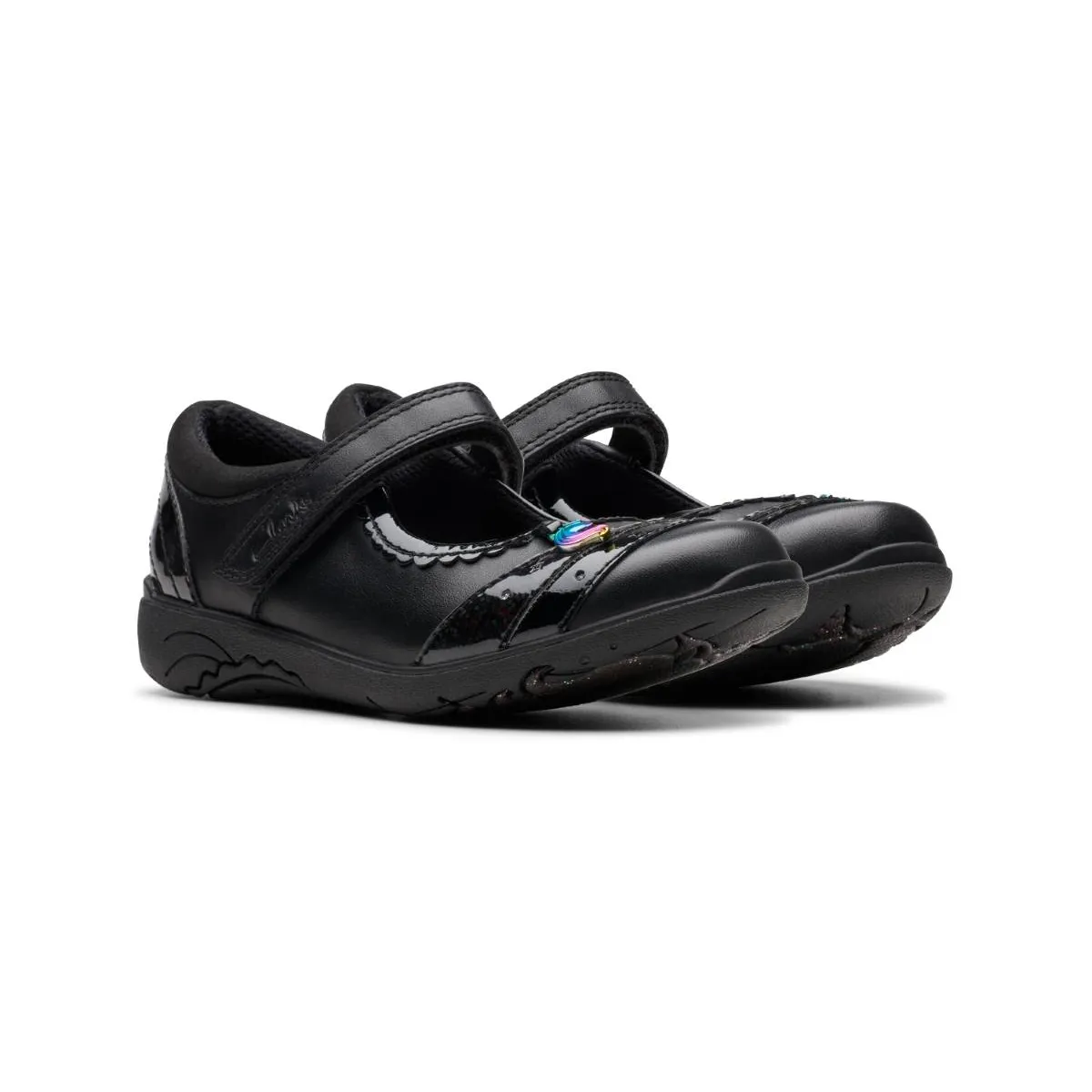 Clarks - Relda Spark Mj 261783146f - F Fit (black Leather)