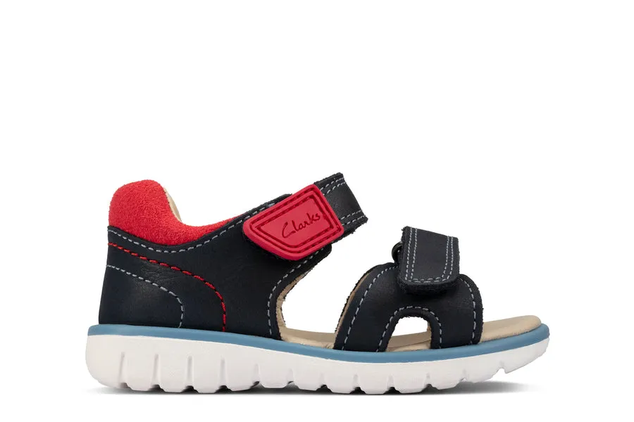 Clarks Roam Surf T Navy Leather