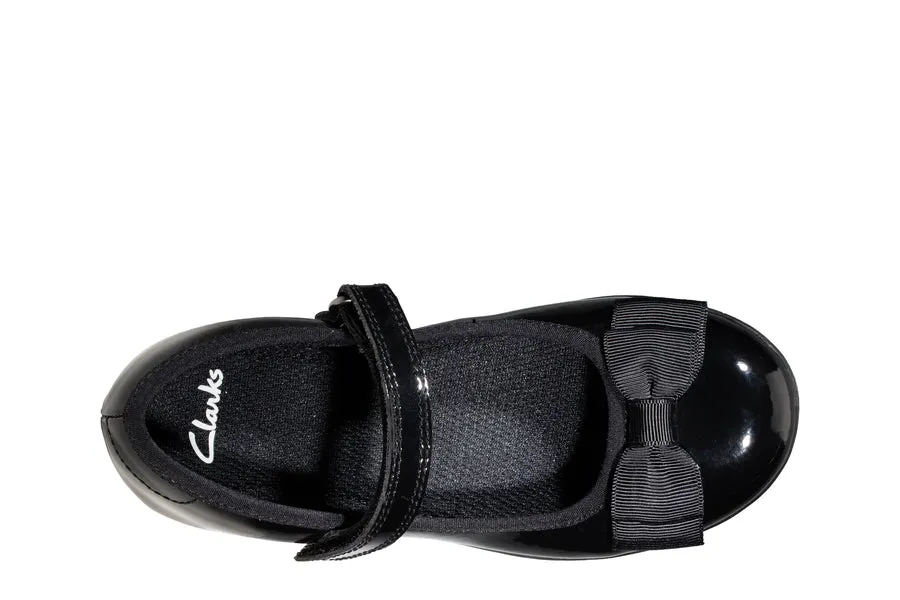 Clarks Scala Tap K 26142850 Black Patent