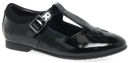 Clarks SELSEY PLAY BLACK PATENT