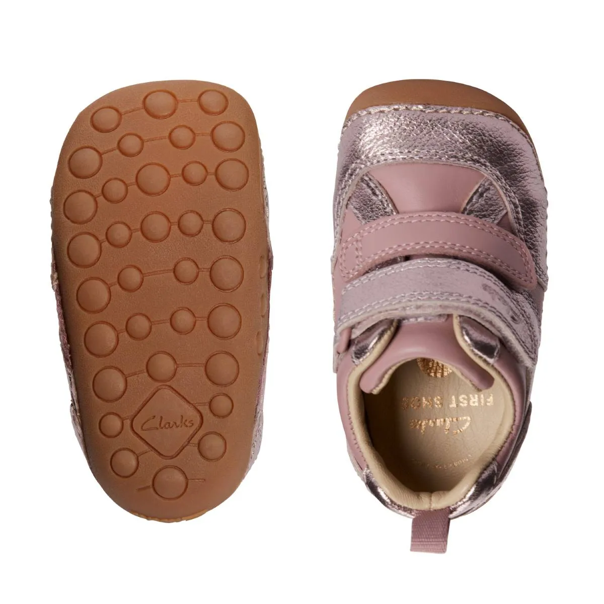 Clarks - Tiny Sky T 261752817g - G Fit (blush Pink)