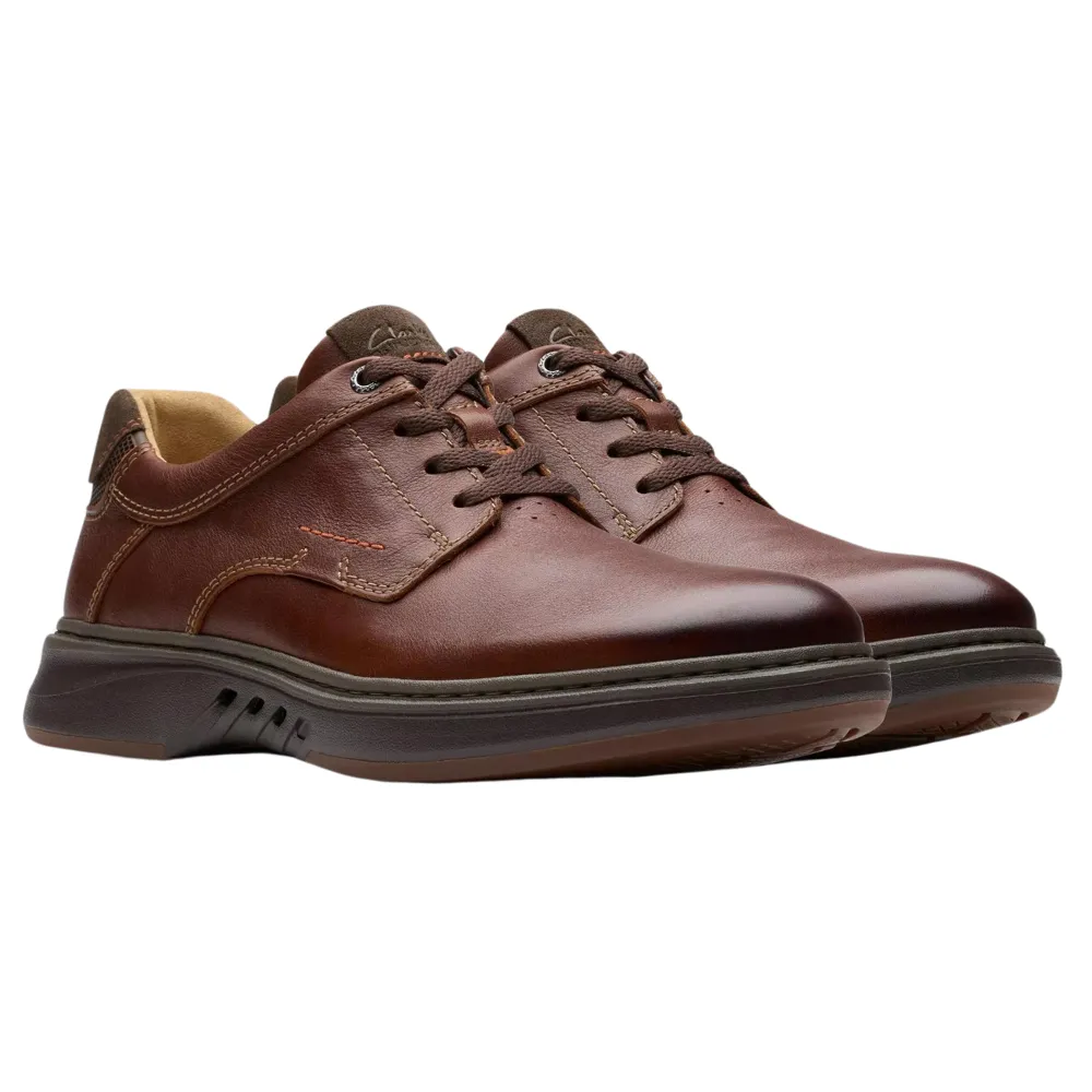 Clarks Un Briley Pace Tan Leather Shoe (Men's)