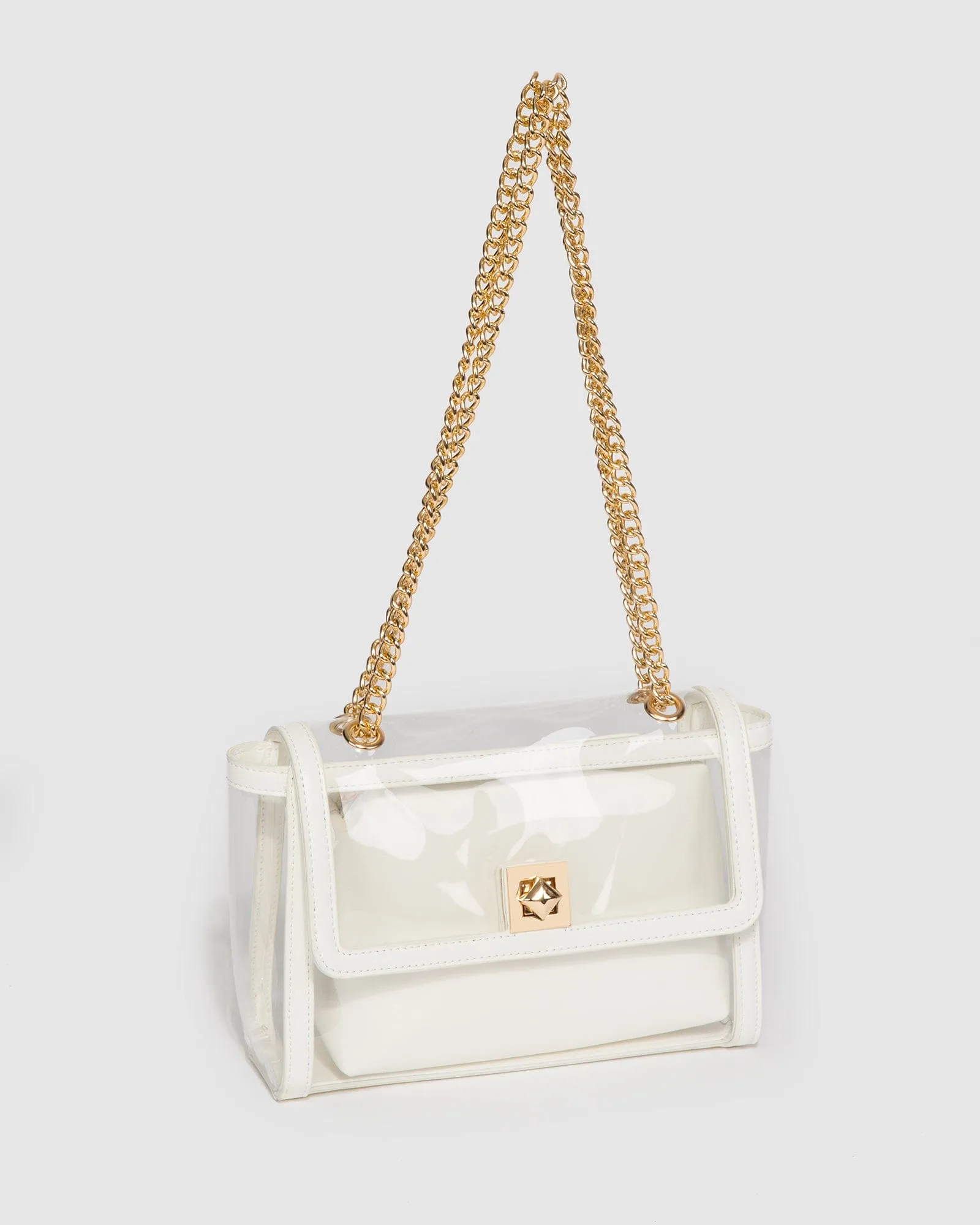 Clear Malia Crossbody Bag