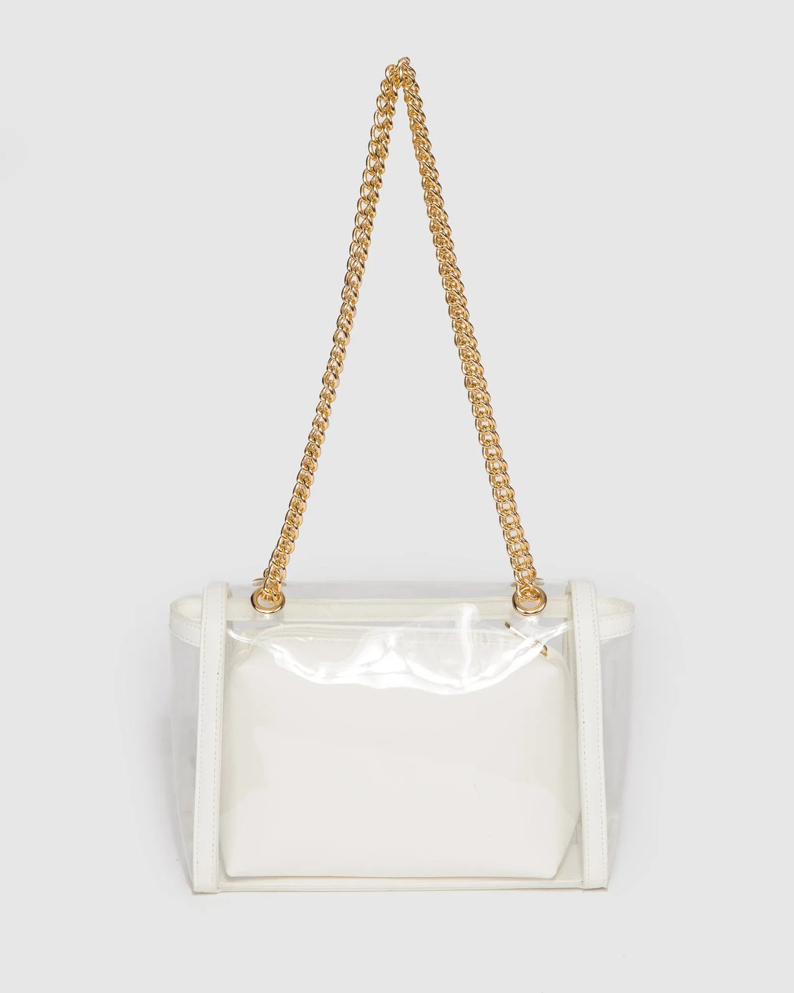 Clear Malia Crossbody Bag