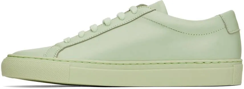 Common Projects Green Original Achilles Low Sneakers