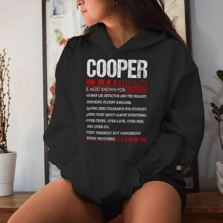 Cooper Name Facts Last Name Cooper Name Facts Family Name Women Hoodie