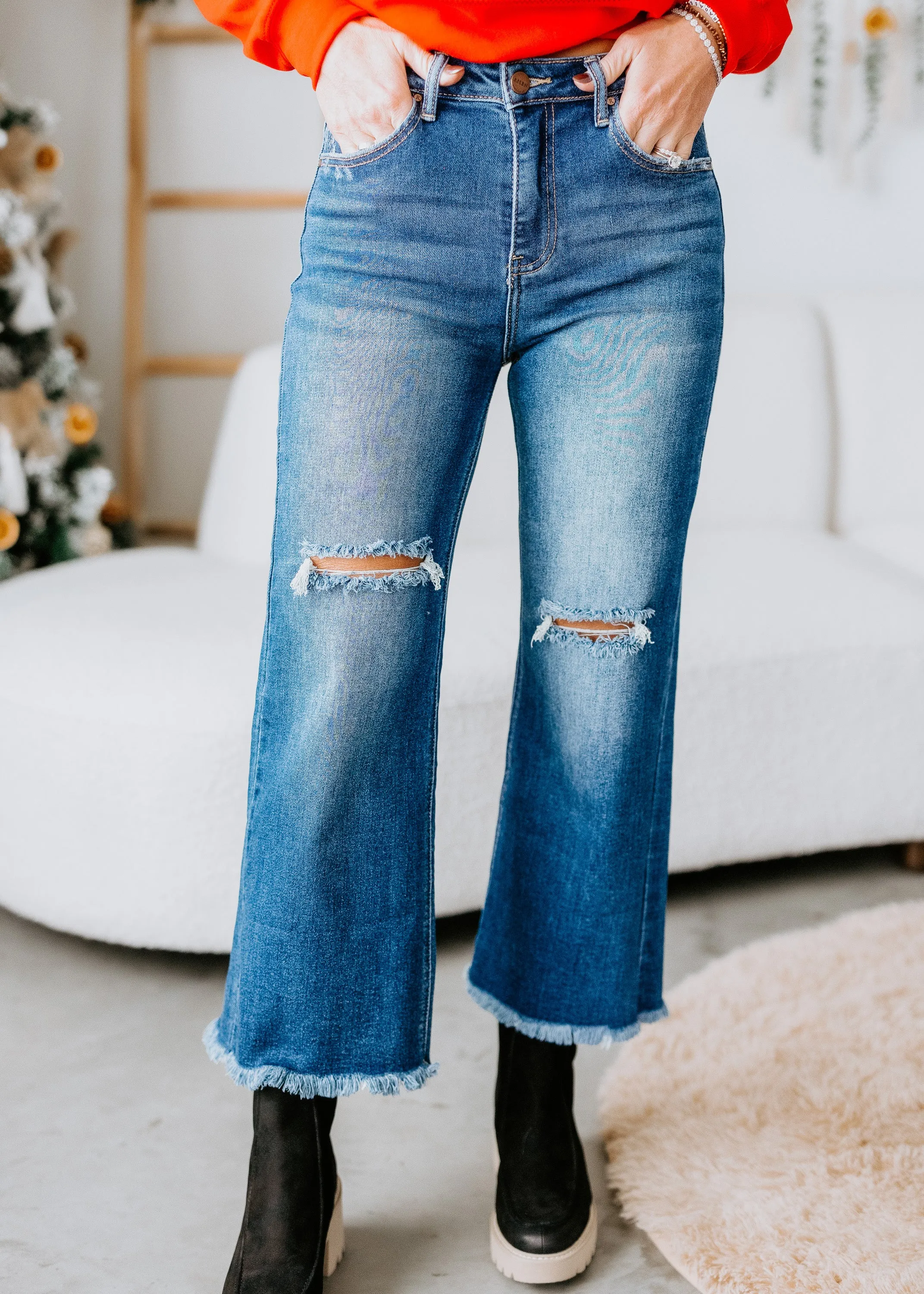 Curvy Viola Wide Leg Jeans