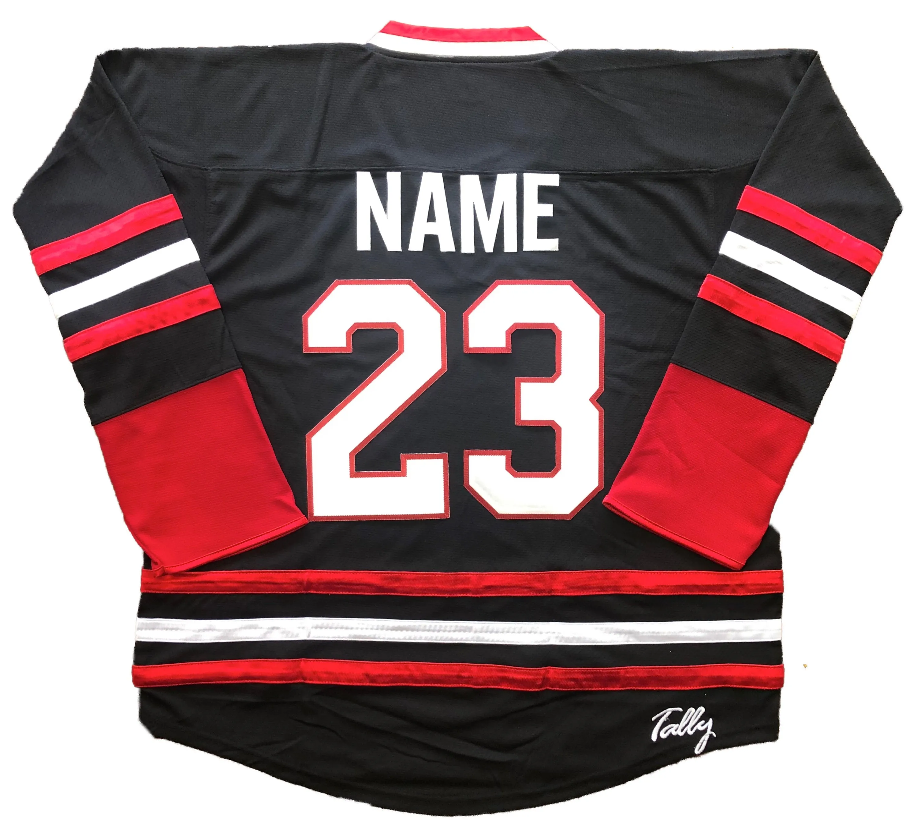 Custom Hockey Jersey with a Japan Twill Logo