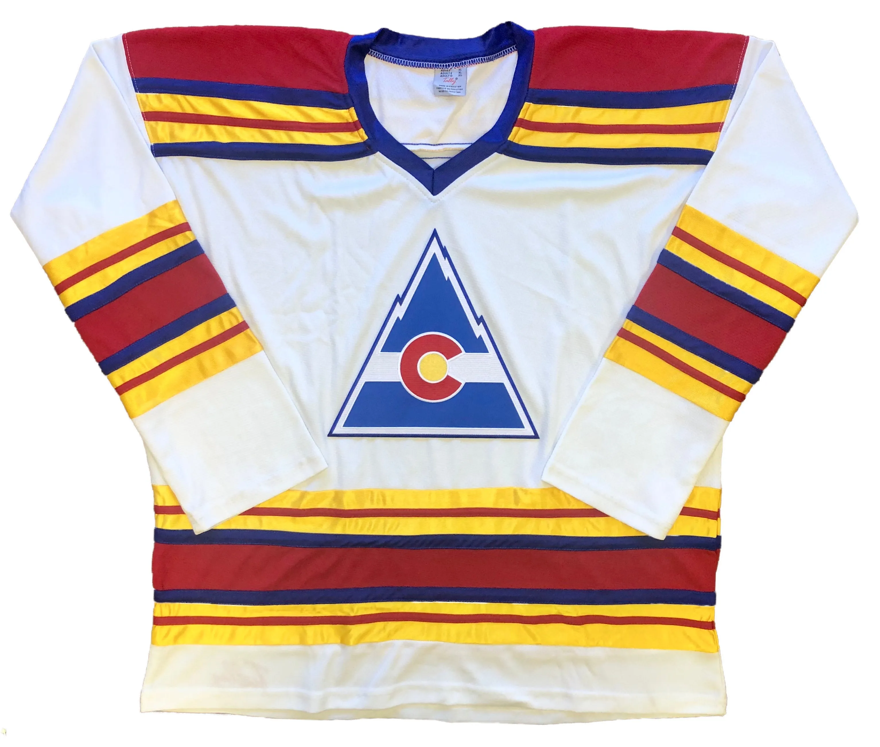 Custom Hockey Jerseys with a Colorado Embroidered Twill Logo